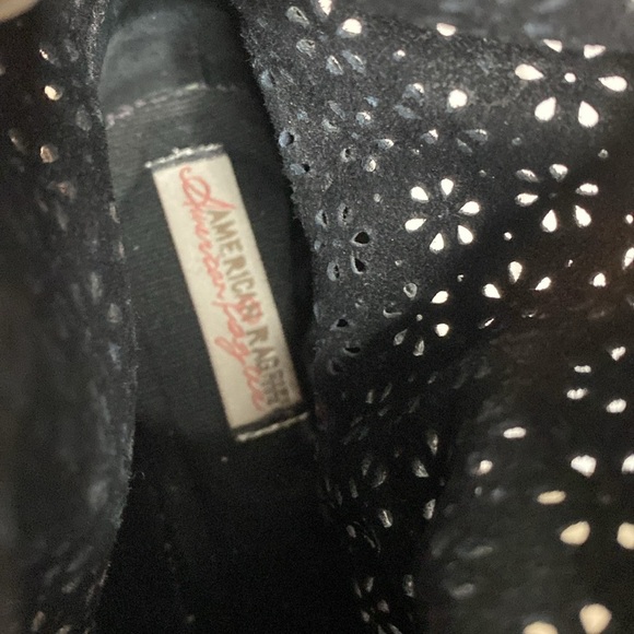 American Rag | Black Suede Women's Western Style Cowgirl Boots - 9 - Picture 6 of 6